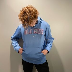 Ole Miss Club Fleece Men's Nike College Hoodie College Large NCAA